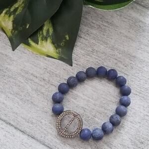 Marlyn Schiff Crystal & Stone Pave-set Bracelet